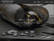 Tablet Screenshot of djjewellery.com
